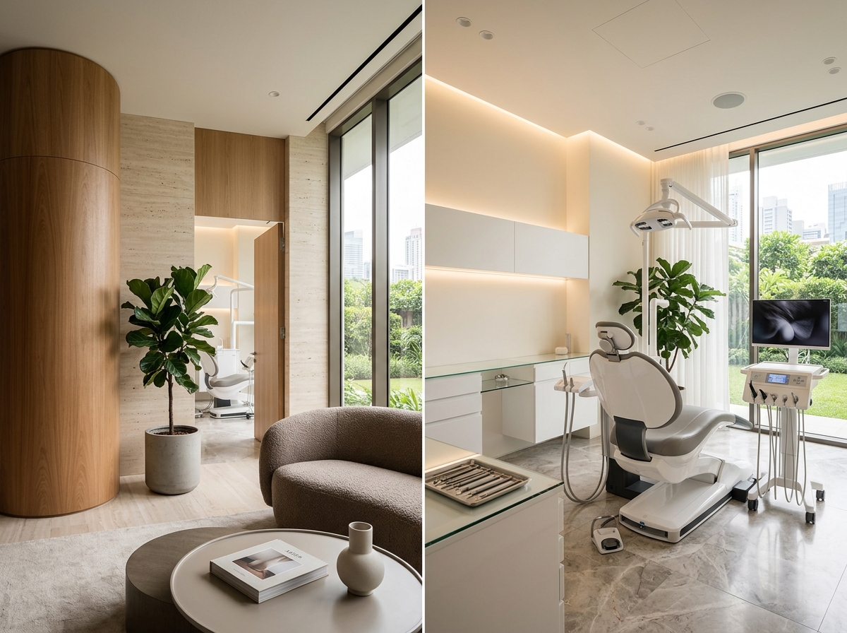 Interior Klinik Modern Adhi Dental Clinic
